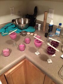 Wine candles