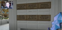 Mianite Temple signs