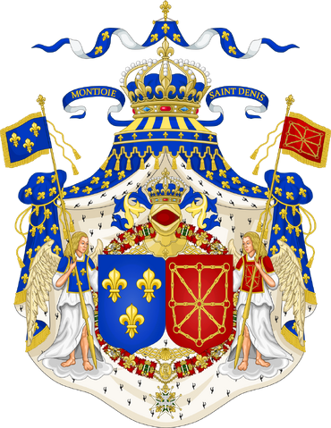 File:1190px-Grand Royal Coat of Arms of France & Navarre svg.png