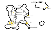 Susieland Map with labels