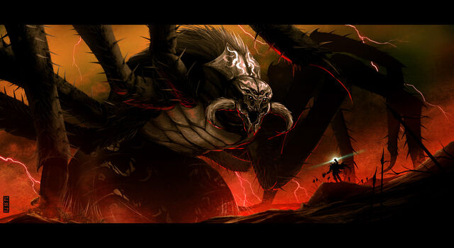 File:Ungoliant and Melkor by rubendevela.jpg