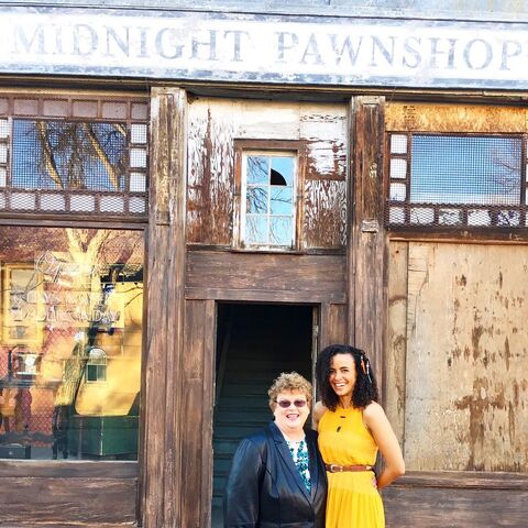 File:BTS Parisa and Charlaine Harris 2.jpg