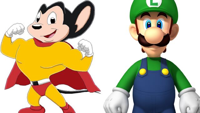 File:Mighty Mouse & Luigi.jpg