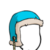 Blue Winter Snow Hat