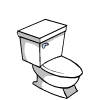 Basic White Toilet