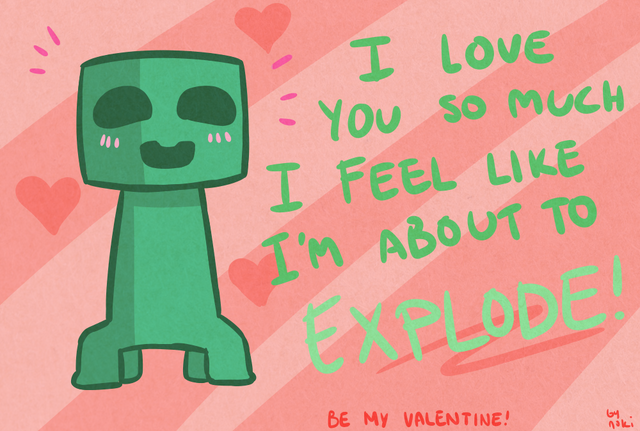 File:Crafty valentine 1 creeper by nokilakki-d5tfrrl.png