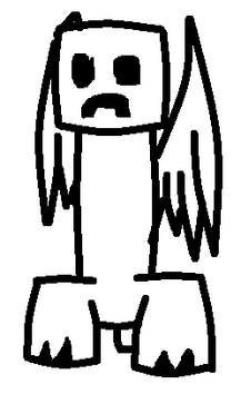 Winged creeper template