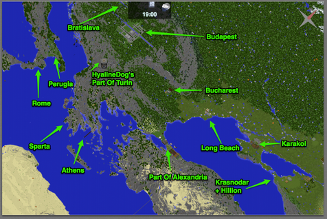 Southeastern Europe labeled