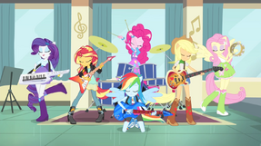 The Rainbooms ponied up EG3.png