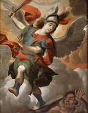 Anónimo - San Miguel Arcángel, 1708