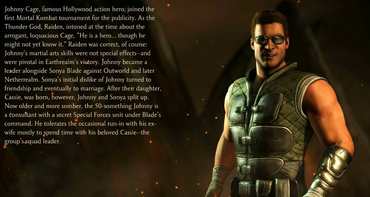 Image Mkcostumesaltjohnnycagehotshot1.jpg Mortal Kombat Wiki