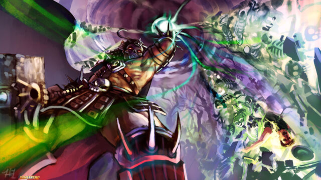 File:Shao-Kahn-during-the-Earthrealm-Invasion-in-Mortal-Kombat-3-Villains-Art-Challenge-on-Game-Art-HQ.jpg