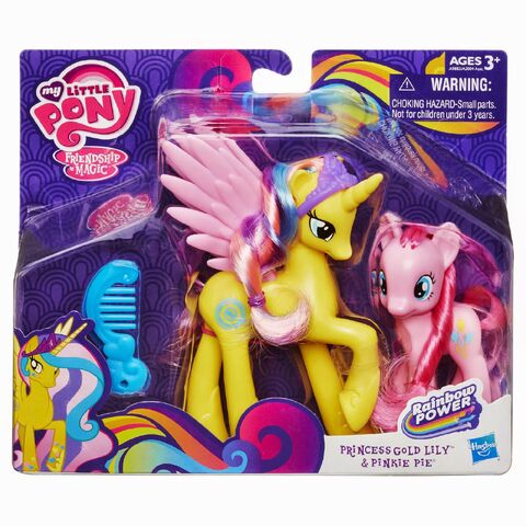 File:Rainbow Power Princess Gold Lily & Pinkie Pie.jpg