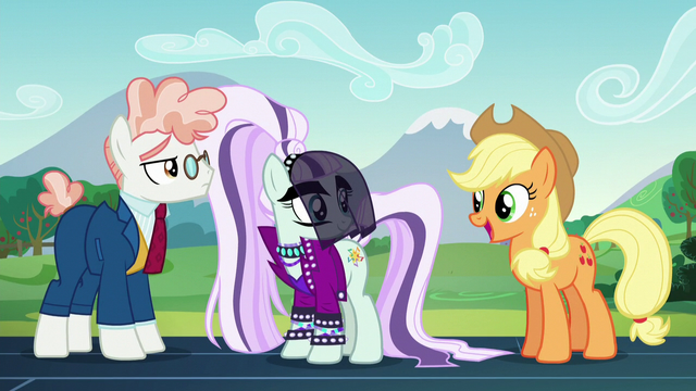 File:AJ "The schoolponies'll be so happy to hear that, Rara!" S5E24.png