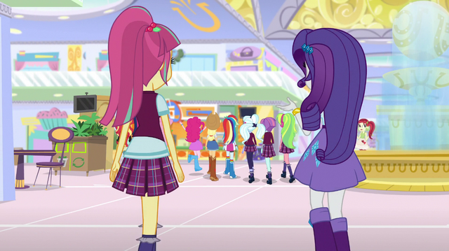 File:Rarity and Sour Sweet following their friends EGS1.png