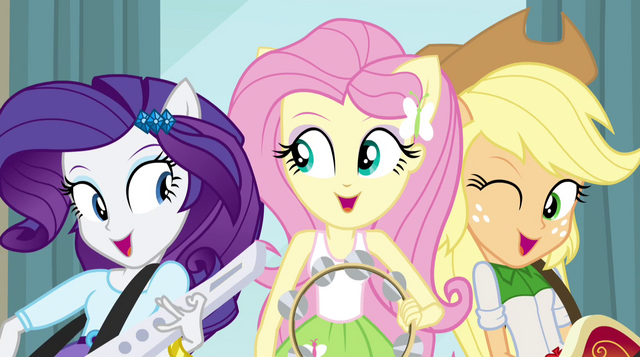 File:Rarity, Fluttershy, and Applejack singing EG2.png