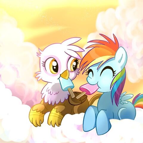 File:FANMADE Gilda Rainbow Dash Filly.jpg