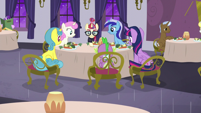 File:Moon Dancer lists off her fields of study S5E12.png
