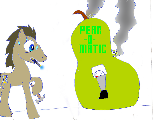 File:FANMADE Dr. Hooves and the auto pear machine.png