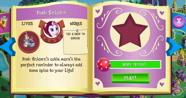 File:Posh Unicorn album page MLP mobile game.png