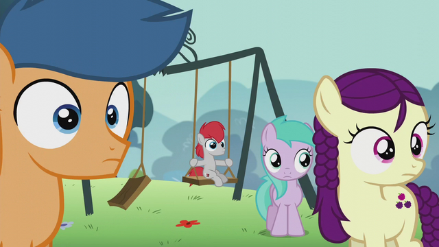 File:Students watch Pipsqueak; one of them on a swing S5E18.png