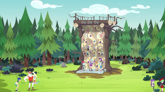 File:Celestia and campers at the rock climbing wall EG4.png