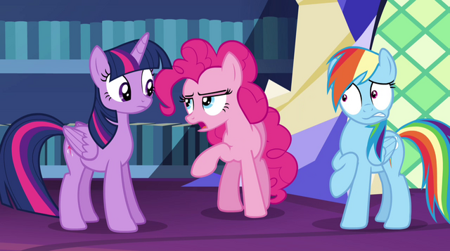 File:Pinkie Pie butts in "first of all" EG2.png