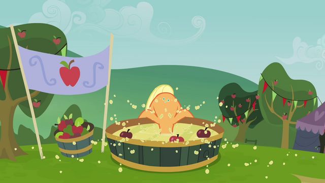 File:Applejack bobbing for apples S3E08.png