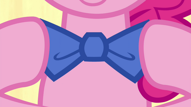 File:Pinkie Pie putting on a bow tie S4E22.png