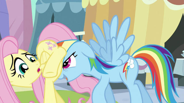 File:Rainbow Dash moving Fluttershy along S3E2.png