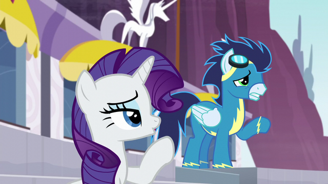File:Rarity shushes Soarin S5E15.png