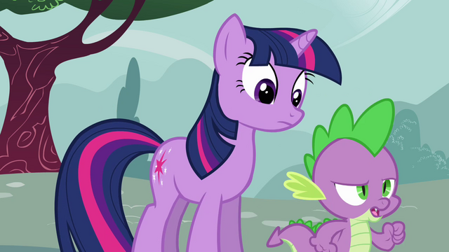 File:Spike walking towards Pinkie S3E03.png