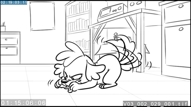 File:EG3 animatic - Spike chews on a chew toy.png