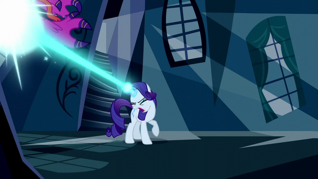 File:Rarity blasts another dress with magic S5E13.png