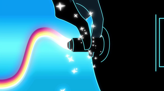 File:Abstract Rainbow Dash plugging in her guitar EG2.png