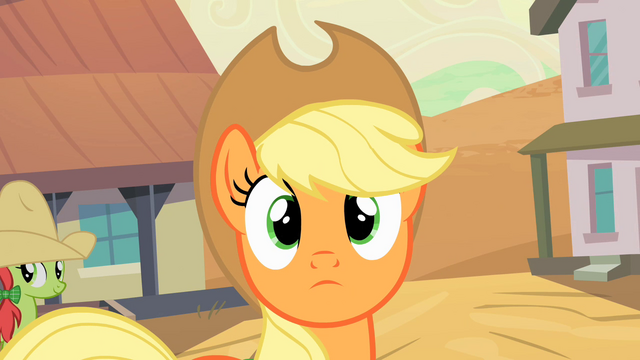 File:Applejack being spotted S2E14.png