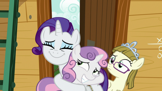 File:Zipporwhill looks confused at Rarity and Sweetie Belle S7E6.png