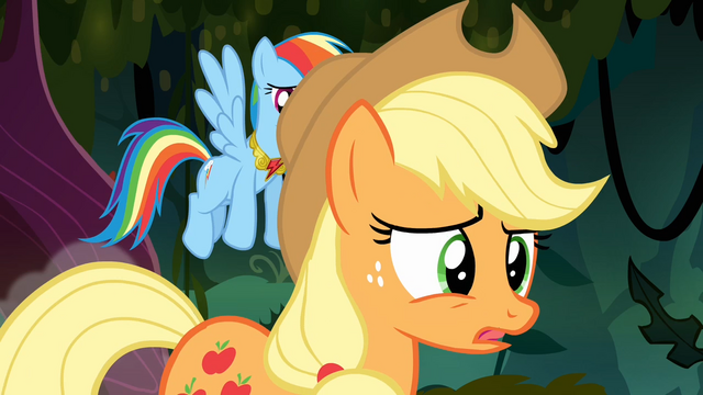 File:Applejack 'You have been having an awful lot of trouble...' S4E02.png