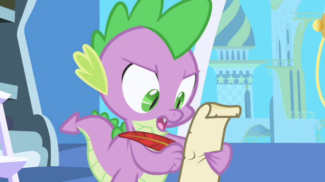 Файл:Spike struggling with --precipice-- spelling S1E01.png