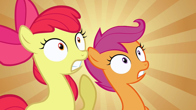 File:Scootaloo & Apple Bloom WHAT! S2E17.png