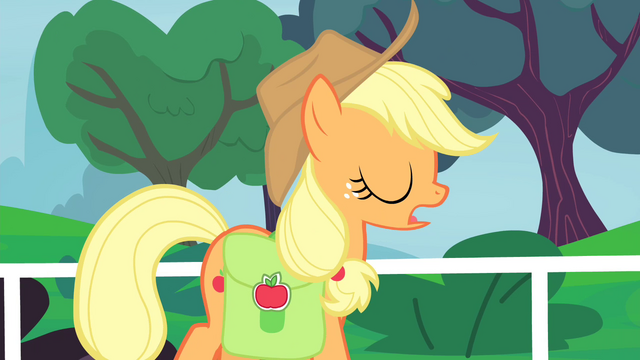 File:Applejack "Absolutely not" S4E20.png