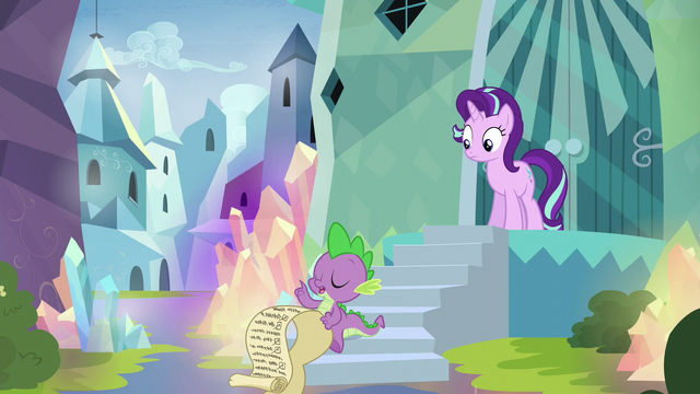 File:Spike "highlight the importance of the meeting" S6E1.png
