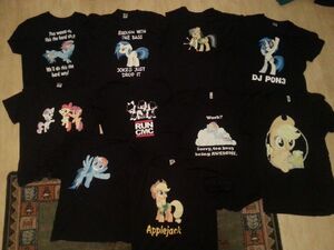 My MLP T shirt collection