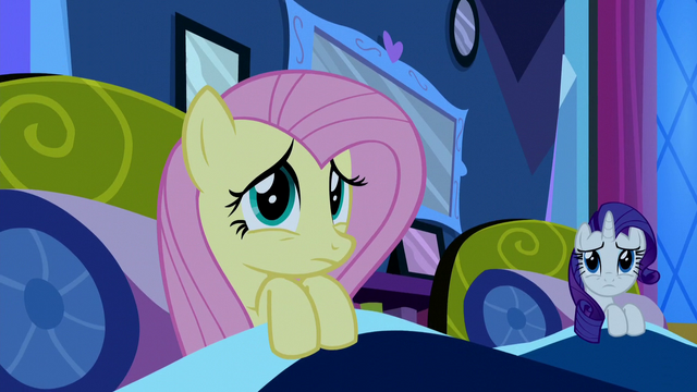 File:Fluttershy and Rarity in bed S5E13.png