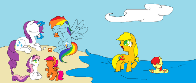 File:FANMADE At the beach.png