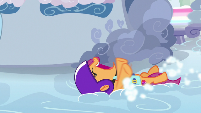 File:Scootaloo still sliding on the clouds S7E7.png