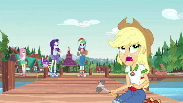 File:Applejack corrects Rarity again "the dock" EG4.png