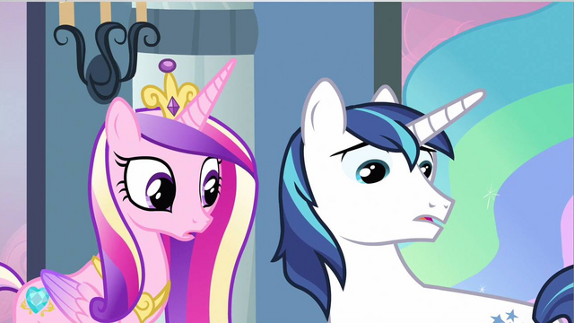 File:Princess Cadance & Shining Armor notice missing S2E25.png