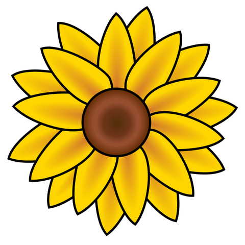 File:Sunflower clip art.png