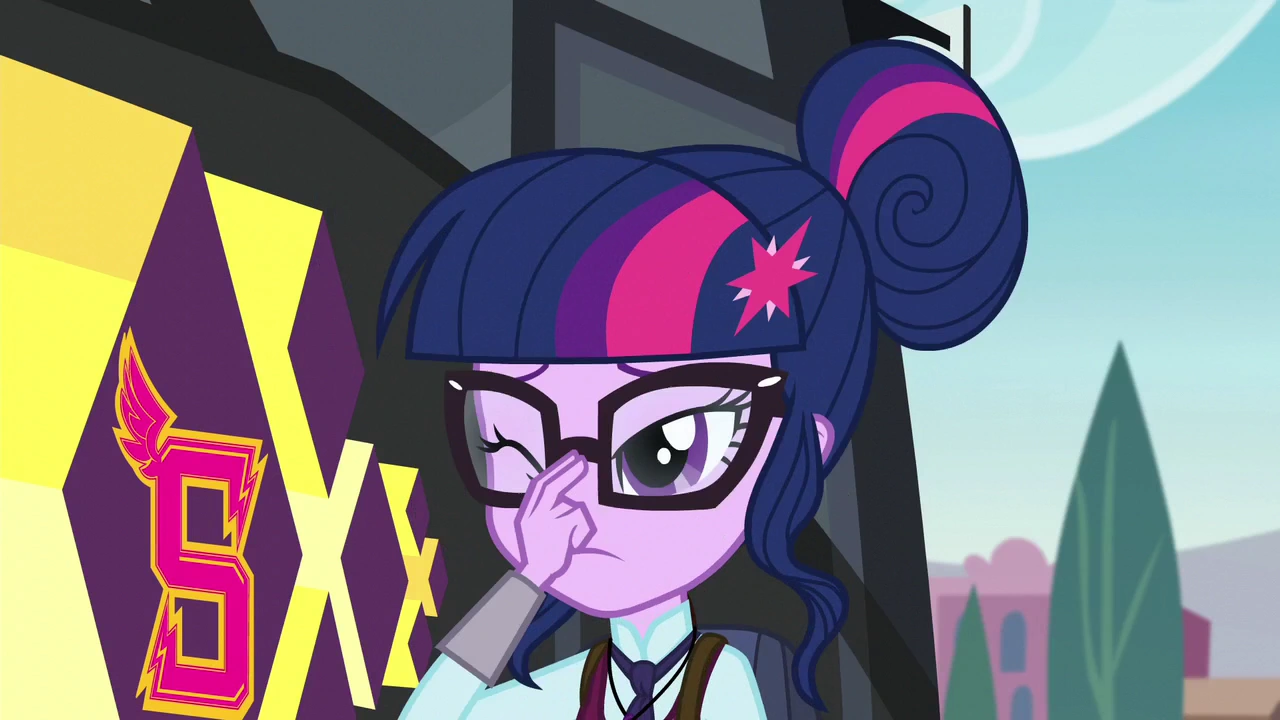 Image Twilight straightens her glasses again EG3.png My Little Pony